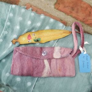 Hand Felted Wristlet